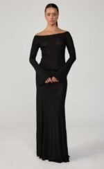 Soleil Maxi Dress (Black)
