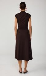 Stolen Midi Dress (Chocolate) - Image 6