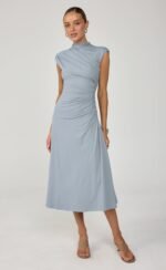 Stolen Midi Dress (Muted Blue) - Image 7