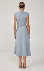 Stolen Midi Dress (Muted Blue) - Image 4