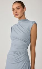 Stolen Midi Dress (Muted Blue) - Image 6