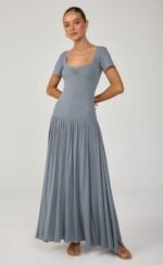 Suri Maxi Dress (Storm Blue) - Image 2