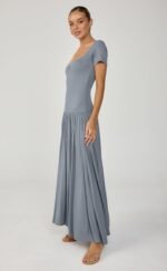 Suri Maxi Dress (Storm Blue) - Image 6