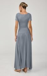 Suri Maxi Dress (Storm Blue) - Image 5