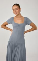Suri Maxi Dress (Storm Blue) - Image 7