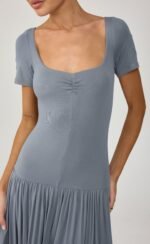 Suri Maxi Dress (Storm Blue) - Image 4
