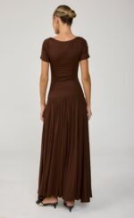 Suri Maxi Dress (Chocolate) - Image 4
