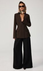 City Fog Blazer (Chocolate) - Image 5