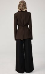 City Fog Blazer (Chocolate) - Image 4