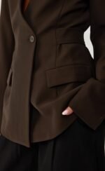 City Fog Blazer (Chocolate) - Image 6