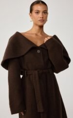 Under Wraps Coat (Chocolate) - Image 2